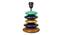 Cleveland Beige Cotton Shade Table Lamp with Solid Wood Base (Multicolor) by Urban Ladder - Ground View Design 1 - 821389