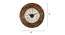 Multi color Handmade Wooden Wall Clock Black swirl Design With MarbleDust Work (Copper Black) by Urban Ladder - Design 1 Dimension - 821427