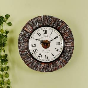Wall Clocks Design White Wood Abstract Analog Wall Clock