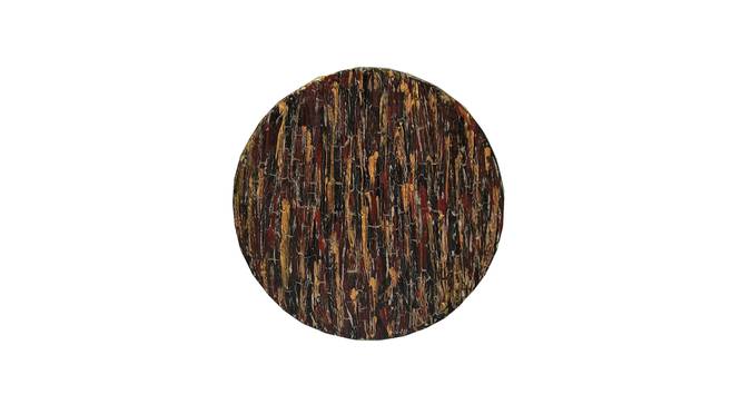 Wooden 3D Handmade Round Wall Art in Multicolour with Textured effect (Multicolor) by Urban Ladder - Front View Design 1 - 821484