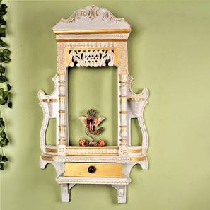 White & Gold Wood Wall Accent-image-47