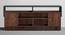 Drama - Engineered Wood TV Entertainment Unit (Upto 55" TV, 2 Door & 5 Shelves, Dark Walnut & Slate Grey Finish) (Dark Walnut & Slate Grey Finish) by Urban Ladder - Zoomed Image - 