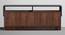 Drama - Engineered Wood TV Entertainment Unit (Upto 55" TV, 2 Door & 5 Shelves, Dark Walnut & Slate Grey Finish) (Dark Walnut & Slate Grey Finish) by Urban Ladder - Cross View - 