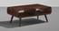 Peep - Solid Sheesham Wood Rectangular Coffee Table / Center Table with Storage (Provincial Teak Finish) (PROVINCIAL TEAK Finish) by Urban Ladder - Cross View - 
