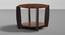 Stack - Solid Sheesham Wood Round Coffee Table / Center Table with Storage (Provincial Teak & Mahogany Finish) (Provincial Teak & Mahogany Finish) by Urban Ladder - Side View - 