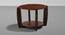 Stack - Solid Sheesham Wood Round Coffee Table / Center Table with Storage (Provincial Teak & Mahogany Finish) (Provincial Teak & Mahogany Finish) by Urban Ladder - Close View - 