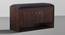 Footsie - Engineered Wood Horizontal Shoe Rack with Cushion Seat, (2 Door, 15 Pair, Dark Walnut) (Dark Walnut Finish) by Urban Ladder - Cross View - 