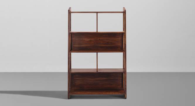 Wordle - Solid Sheesham Wood Book Shelf (4 Shelves, Provincial Teak Finish, Set of 1) (PROVINCIAL TEAK Finish) by Urban Ladder - Front View - 