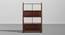 Wordle - Solid Sheesham Wood Book Shelf (4 Shelves, Provincial Teak Finish, Set of 1) (PROVINCIAL TEAK Finish) by Urban Ladder - Front View - 