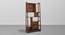 Wordle - Solid Sheesham Wood Book Shelf (6 Shelves, Provincial Teak Finish, Set of 1) (PROVINCIAL TEAK Finish) by Urban Ladder - Cross View - 