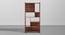 Wordle - Solid Sheesham Wood Book Shelf (6 Shelves, Provincial Teak Finish, Set of 1) (PROVINCIAL TEAK Finish) by Urban Ladder - Front View - 