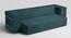 SofaBed - Foldable Sofa Cum Bed with Washable Zipper Cover, Deep Teal, 75 x 48 x 10 (3 Seater) (Blue) by Urban Ladder - Front View - 