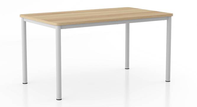 Torres Dining table (White Finish) by Urban Ladder - Side View - 