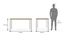 Torres Dining table (White Finish) by Urban Ladder - Dimension - 