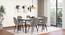Roux Dining table (Black Finish) by Urban Ladder - Front View - 823137