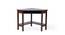 Collins Corner Study Table (Dark Walnut Finish) by Urban Ladder - Design 1 Rear View - 82330