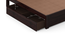 Florence Storage Bed (Solid Wood) (Mahogany Finish, King Bed Size, Lava, Drawer Storage Type) by Urban Ladder - Dimension - 