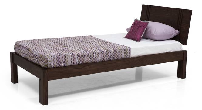 Yorktown Single Bed (Mahogany Finish, Without Trundle) by Urban Ladder