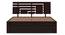 Stockholm Storage Bed (Solid Wood) (Mahogany Finish, King Bed Size, Drawer Storage Type) by Urban Ladder - Front View - 