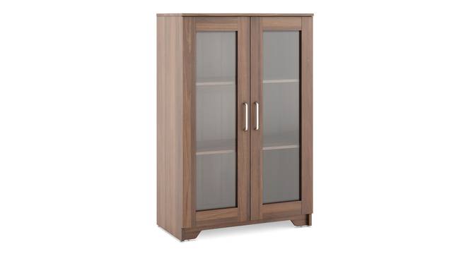 Hubert Low Kitchen Display Cabinet (Classic Walnut Finish) by Urban Ladder - Side View - 823450