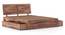 Terence Storage Bed (Solid Wood) (Teak Finish, King Bed Size, Drawer Storage Type) by Urban Ladder - Storage Image - 