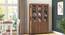 Hubert 6 Door Kitchen Display Cabinet (Classic Walnut Finish) by Urban Ladder - Front View - 823469