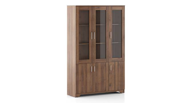 Hubert 6 Door Kitchen Display Cabinet (Classic Walnut Finish) by Urban Ladder - Storage Image - 823472