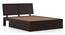 Terence Storage Bed (Solid Wood) (Mahogany Finish, King Bed Size, Drawer Storage Type) by Urban Ladder - Side View - 