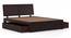 Terence Storage Bed (Solid Wood) (Mahogany Finish, Queen Bed Size, Drawer Storage Type) by Urban Ladder - Storage Image - 