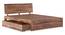 Valencia Storage Bed (Solid Wood) (Teak Finish, King Bed Size, Drawer Storage Type) by Urban Ladder - Storage Image - 