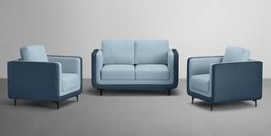 Mojo Fabric Sofa (Funky Blue)