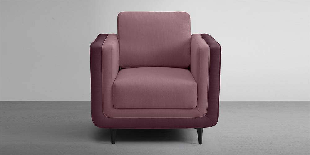 Mojo Fabric Sofa (Hazy Purple) by Urban Ladder - - 