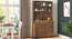 Hubert 6 Door Tall Display Cabinet (Classic Walnut Finish) by Urban Ladder - Front View - 