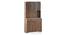 Hubert 6 Door Tall Display Cabinet (Classic Walnut Finish) by Urban Ladder - Side View - 