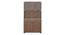 Hubert 6 Door Tall Display Cabinet (Classic Walnut Finish) by Urban Ladder - Zoomed Image - 