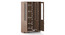 Hubert 6 Door Kitchen Display Cabinet (Classic Walnut Finish) by Urban Ladder - Dimension - 