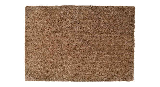 Beige Solid Soft Feel Anti-Skid Polyester Carpet (Beige, 3 x 5 Feet Carpet Size) by Urban Ladder - - 