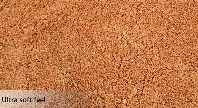 Gold Solid Soft Feel Anti-Skid Polyester Carpet (Gold, 3 x 5 Feet Carpet Size) by Urban Ladder - - 