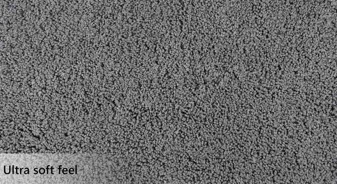 Silver Solid Soft Feel Anti-Skid Polyester Carpet (Silver, 4 x 6 Feet Carpet Size) by Urban Ladder - - 