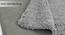 Silver Solid Soft Feel Anti-Skid Polyester Carpet (Silver, 4 x 6 Feet Carpet Size) by Urban Ladder - - 