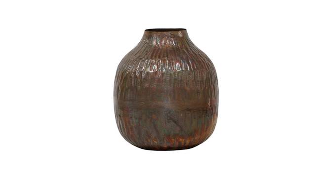 Brown Flower Vase By Cocovey Homes (Brown) by Urban Ladder - Front View Design 1 - 823824