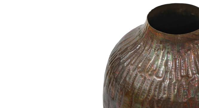 Brown Flower Vase By Cocovey Homes (Brown) by Urban Ladder - Design 1 Side View - 823832