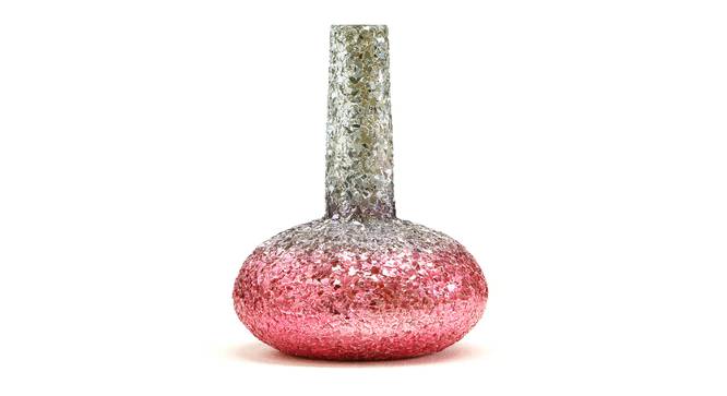 Colourful Metal Mosaic Flower Vase (Multicolor) by Urban Ladder - Front View Design 1 - 823857