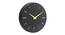 Charming Black Wall Clock By Cocovey Homes (Black) by Urban Ladder - Design 1 Side View - 823862