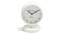 Charming White Table Clock By Cocovey Homes (White) by Urban Ladder - Front View Design 1 - 823883