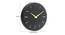 Charming Black Wall Clock By Cocovey Homes (Black) by Urban Ladder - Rear View Design 1 - 823890