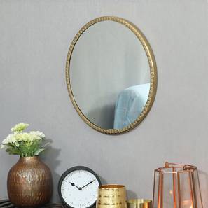 Home Decor Design Gold Metal Circular Wall Mirror
