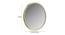 Decorative Gold Round Wall Mirror By Cocovey Homes (Gold) by Urban Ladder - Design 1 Side View - 823936