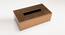 Abstract Faux Leather Tissue Box - Copper (Copper) by Urban Ladder - - 