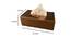 Abstract Faux Leather Tissue Box - Copper (Copper) by Urban Ladder - - 